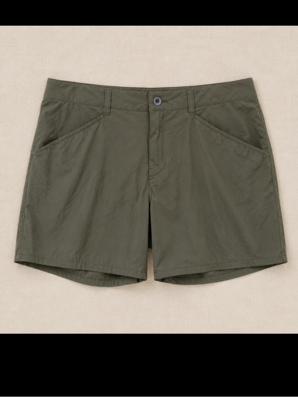 Patagonia Quandary Shorts 5" Woman 12 Green Nylon Lightweight Performance Wear